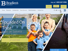 Tablet Screenshot of bradleysinsurance.com